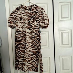 New York and Company animal print dress